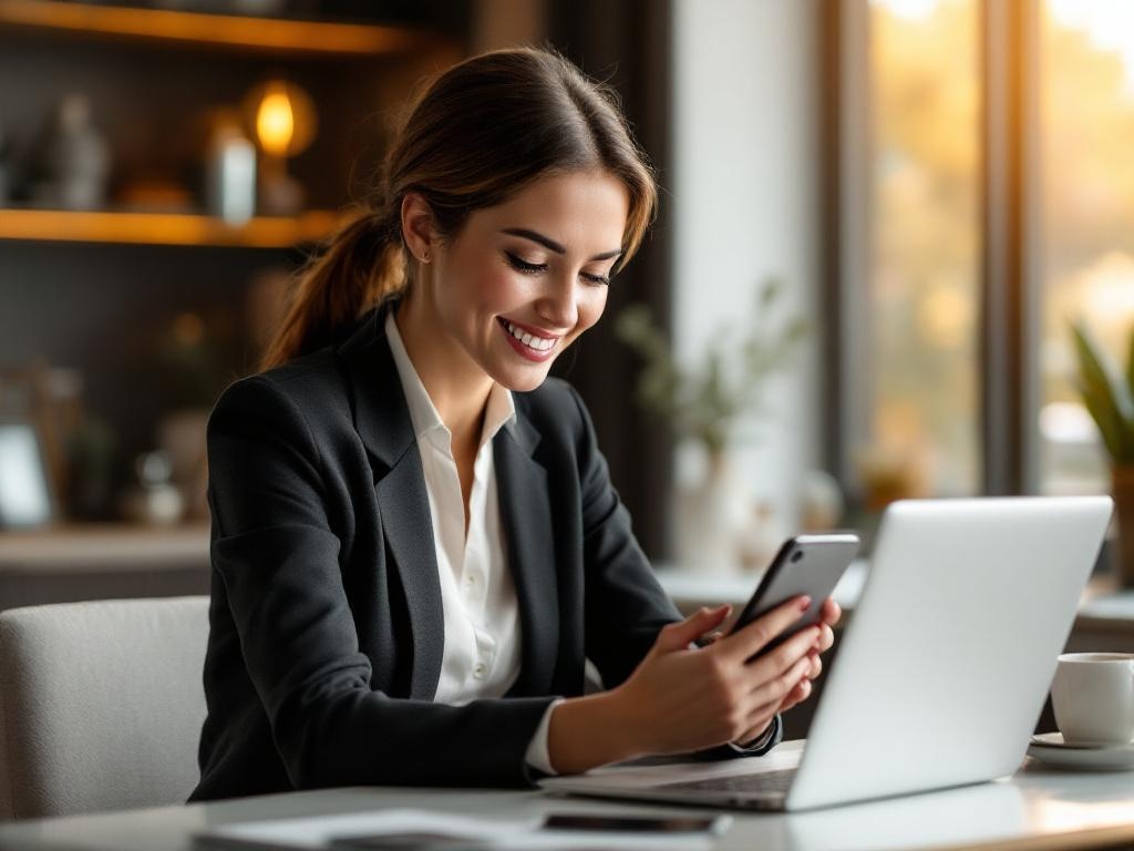 Clinic owner checking ReviewHound