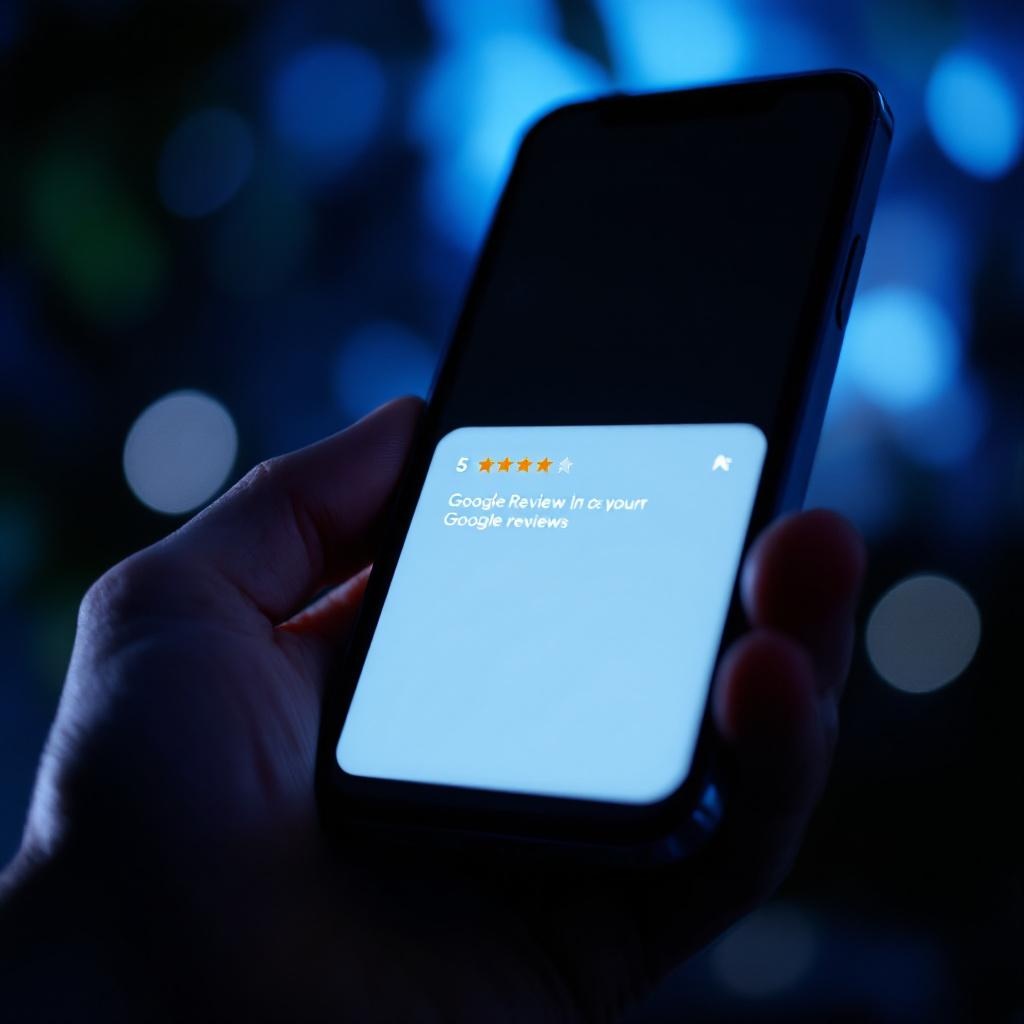 Review notification on iPhone